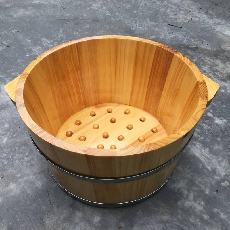 Chậu gỗ ngâm chân