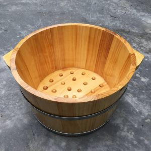 Chậu gỗ ngâm chân